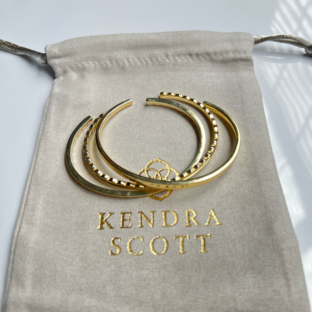 Kendra Scott Quinn bracelet set in gold